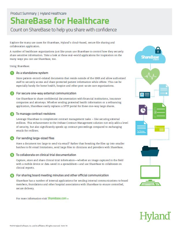 ShareBase, Healthcare, Kyocera, Software, Document Management, Arkansas Copier Center