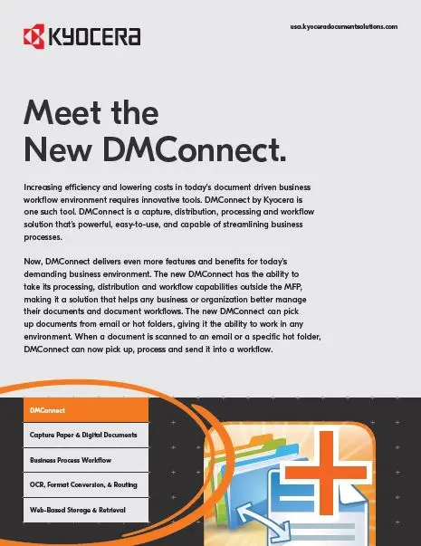 Kyocera, Software, Capture And Distribution, Dmconnect, Arkansas Copier Center