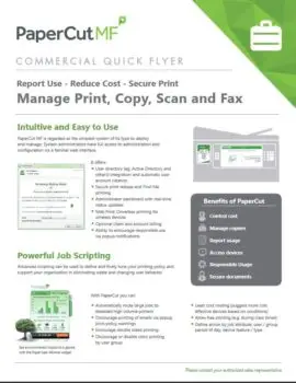 Papercut, Mf, Commercial, Arkansas Copier Center
